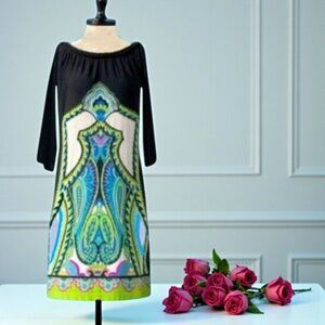 SOHO Apparel 3/4 Sleeve Pullover Dress